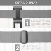 Luggage Strap Cross Belt Adjustable Packing Band Belt Strap with Password Lock for Luggage Travel Suitcase(Grey)
