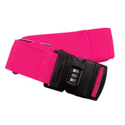 Luggage Strap Cross Belt Adjustable Packing Band Belt Strap with Password Lock for Luggage Travel Suitcase(Rose Red)