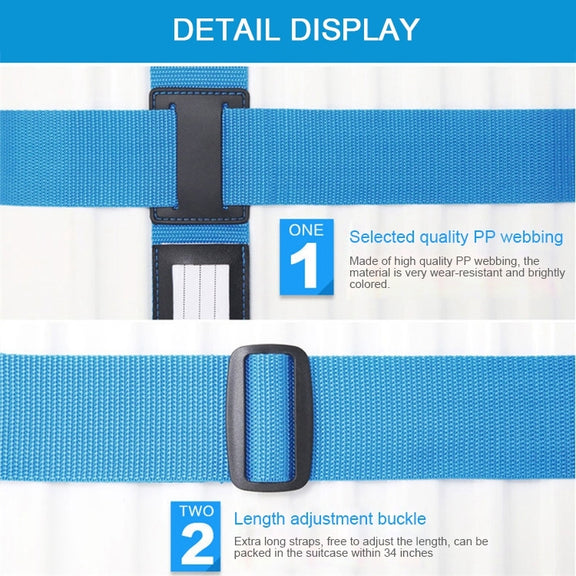 Luggage Strap Cross Belt Adjustable Packing Band Belt Strap with Password Lock for Luggage Travel Suitcase(Colour)