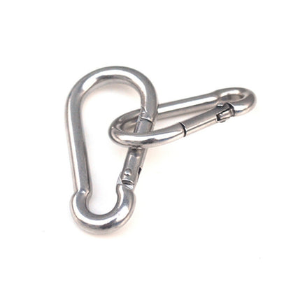M4 Stainless Steel Carabiner Spring Hook Multi-tool Mountaineering Buckle Lock Camping Hook Rope, Inner Diameter: 3.93mm - Hooks by PMC Jewellery | Online Shopping South Africa | PMC Jewellery | Buy Now Pay Later Mobicred