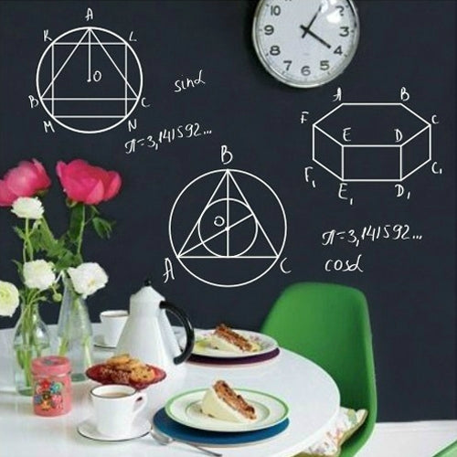 PVC Matte Blackboard Wallpaper / Graffiti Board Blackboard Wallpaper Wall Sticker, Size: 200(L) x 45cm(W)(Black) - Message Boards by PMC TechLife | Online Shopping South Africa | PMC TechLife | Buy Now Pay Later Mobicred