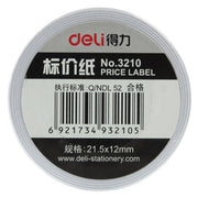 High Quality Handheld ink Price Labeller Paper, Labels Specifications: 21.5mm x 12mm, No. 3210 (10 Rolls in one packing, the price is for 10 Rolls)(White)