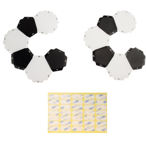 DIY Football Lamp, USB Handmade Charm Night Light / Desk Lamp Colorful Bedside Lamp(White)