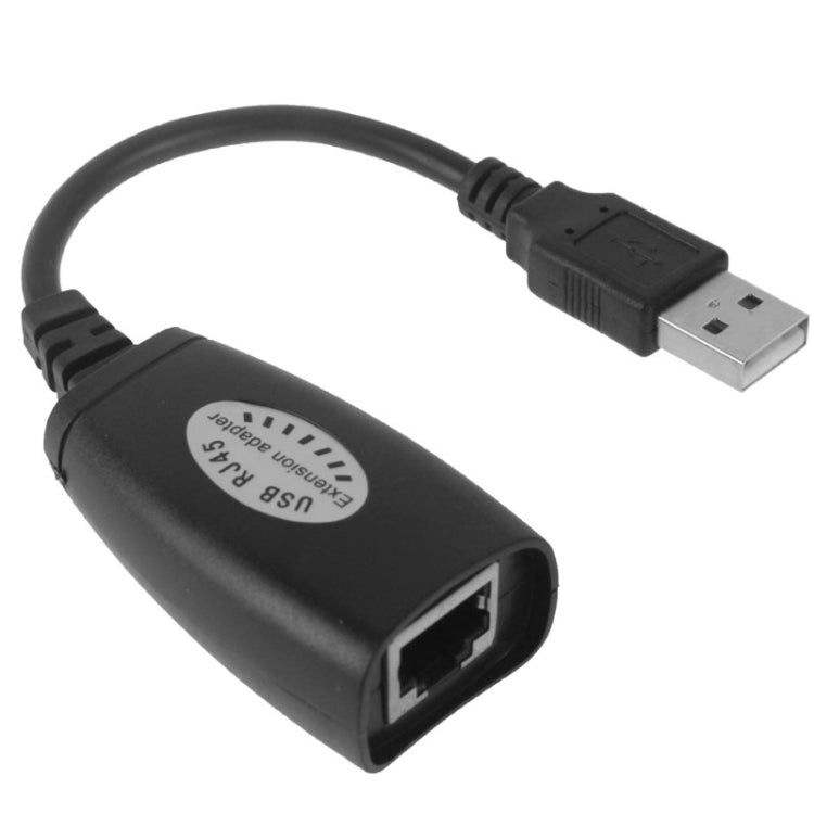 USB 2.0 CAT5 / CAT5E / CAT6 RJ45 to 4 USB Ethernet Extender LAN Extension Cable Repeater Adapter - Lan Cable and Tools by PMC Jewellery | Online Shopping South Africa | PMC Jewellery | Buy Now Pay Later Mobicred