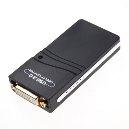 USB 2.0 to VGA, DVI, HDMI Adapter , Resolution: 1920*1080(Black) - Adapter by PMC Jewellery | Online Shopping South Africa | PMC Jewellery | Buy Now Pay Later Mobicred