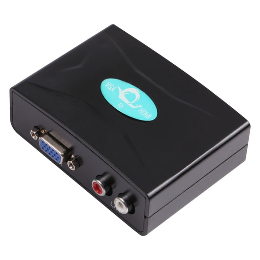 VGA to HDMI Converter with Audio (FY1316)(Black) - VGA Converter by PMC Jewellery | Online Shopping South Africa | PMC Jewellery | Buy Now Pay Later Mobicred