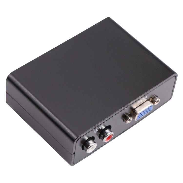 VGA to HDMI Converter with Audio (FY1316)(Black) - VGA Converter by PMC Jewellery | Online Shopping South Africa | PMC Jewellery | Buy Now Pay Later Mobicred