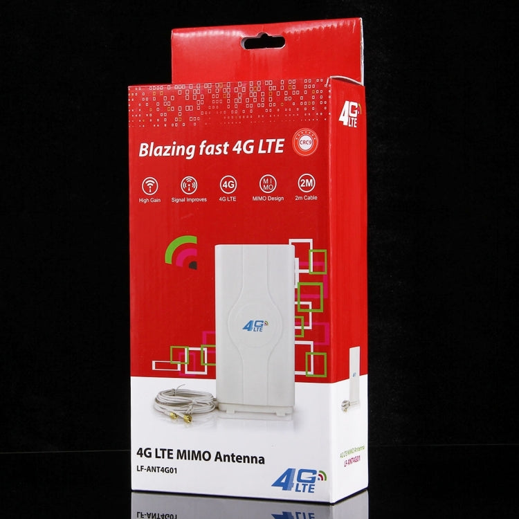 LF-ANT4G01 Indoor 88dBi 4G LTE MIMO Antenna with 2 PCS 2m Connector Wire, CRC9 Port - SMA/RP-SMA Antenna by PMC Jewellery | Online Shopping South Africa | PMC Jewellery | Buy Now Pay Later Mobicred