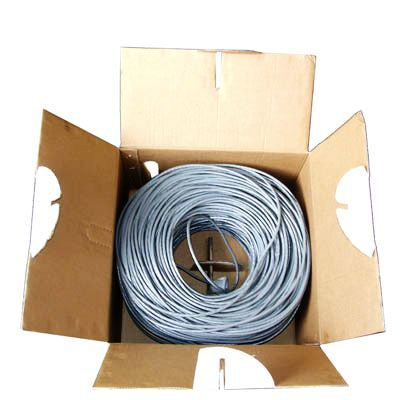 Lan Cable( CAT5E Data cable),Copper-clad aluminium (CCA), Copper Clad Steel (CCS), Length: 305m , Diameter: 0.5mm