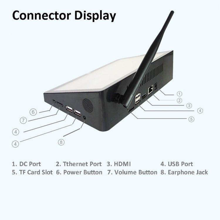 Pipo X9 TV Box 8.9 inch Touchscreen Android 7.0 Tablet Mini PC, RK3288, Quad Core 1.8GHz, RAM: 2GB, ROM: 32GB, Support WiFi / Bluetooth / Ethernet / HDMI / TF Card - free shipping - PMC Jewellery - Order now!