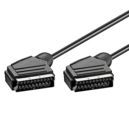 20 Pin SCART to SCART Lead Cable for DVD/HDTV/AV/TV, Cable Length: 1.5m - free shipping - PMC Jewellery - Order now!