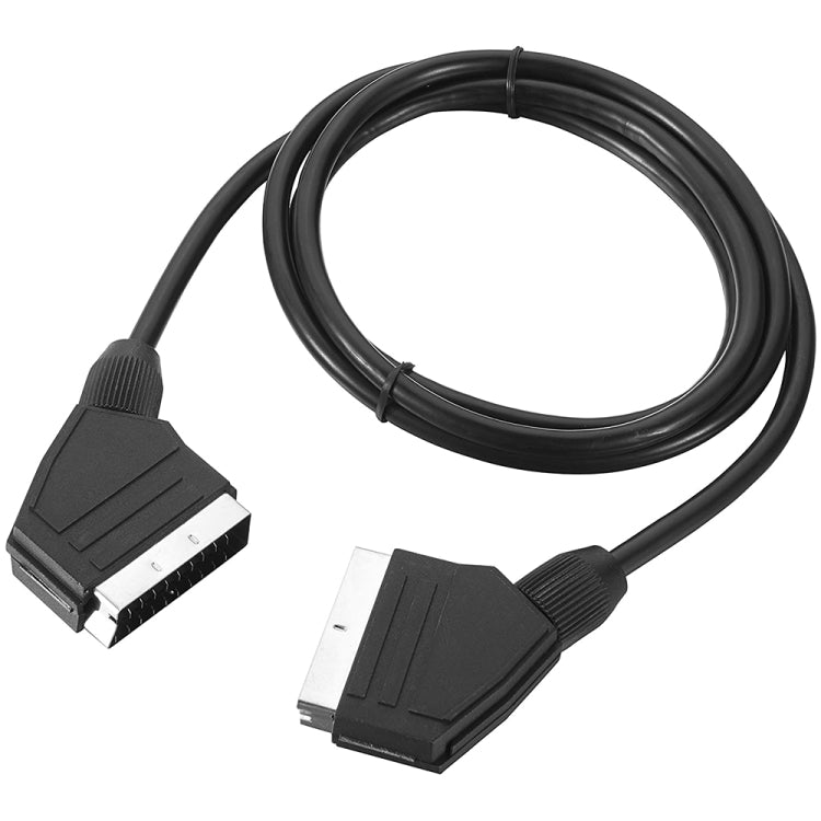 20 Pin SCART to SCART Lead Cable for DVD/HDTV/AV/TV, Cable Length: 1.5m - free shipping - PMC Jewellery - Order now!