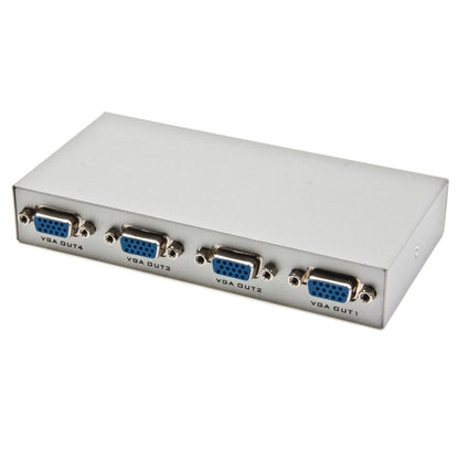 4 Port 150MHz VGA Splitter (1 VGA Input, 4 VGA Output) - VGA Splitters by PMC Jewellery | Online Shopping South Africa | PMC Jewellery | Buy Now Pay Later Mobicred