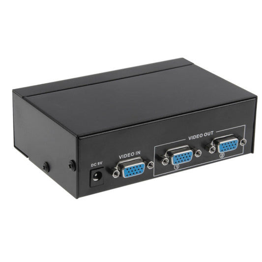 FJ-2502A 2 Port VGA Video Splitter High Resolution 1920 x 1440 Support 250MHz Video Bandwidth - VGA Splitters by PMC Jewellery | Online Shopping South Africa | PMC Jewellery | Buy Now Pay Later Mobicred