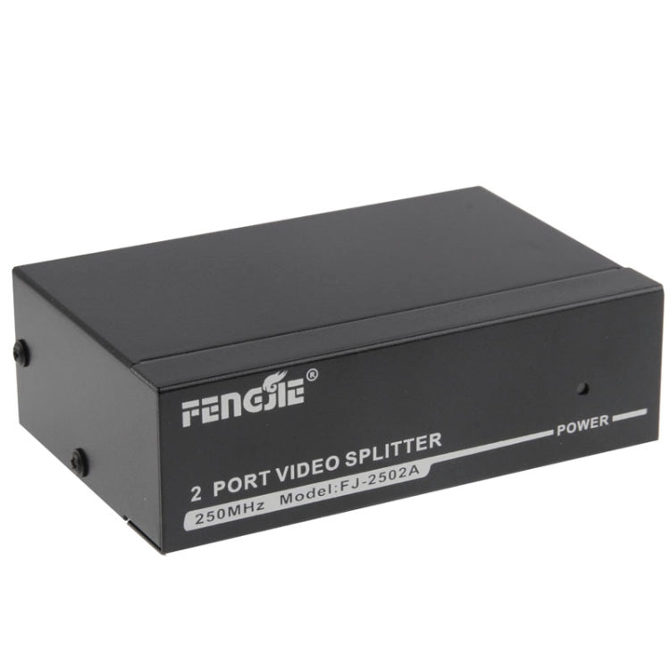 FJ-2502A 2 Port VGA Video Splitter High Resolution 1920 x 1440 Support 250MHz Video Bandwidth - VGA Splitters by PMC Jewellery | Online Shopping South Africa | PMC Jewellery | Buy Now Pay Later Mobicred