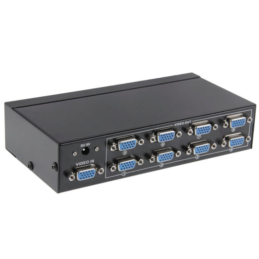 FJ-2508A 8 Port VGA Video Splitter High Resolution 1920 x 1440 Support 250MHz Video Bandwidth - VGA Splitters by PMC Jewellery | Online Shopping South Africa | PMC Jewellery | Buy Now Pay Later Mobicred