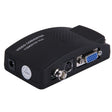 BNC / S-Video to VGA Video Converter(US Plug) - Video Converter by PMC TechLife | Online Shopping South Africa | PMC TechLife | Buy Now Pay Later Mobicred