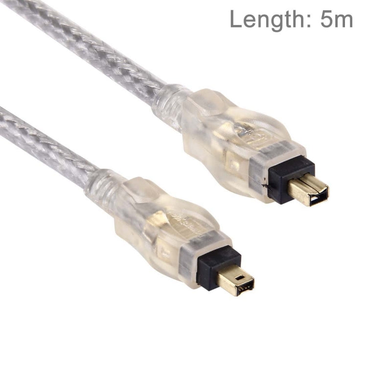 High Quality Firewire IEEE 1394 4Pin Male to 4Pin Male Cable, Length: 5m (Gold Plated) - 1394 Series by PMC Jewellery | Online Shopping South Africa | PMC Jewellery | Buy Now Pay Later Mobicred
