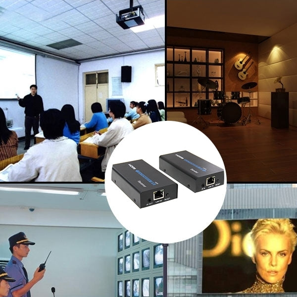 HDMI Extender over Single UTP CAT5e/6 Cable, Transmission Distance: 100m - Amplifier by PMC Jewellery | Online Shopping South Africa | PMC Jewellery | Buy Now Pay Later Mobicred