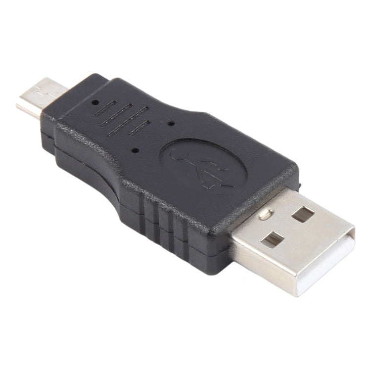 USB A Male to Micro USB 5 Pin Male Adapter(Black) - USB Adapter by PMC TechLife | Online Shopping South Africa | PMC TechLife | Buy Now Pay Later Mobicred