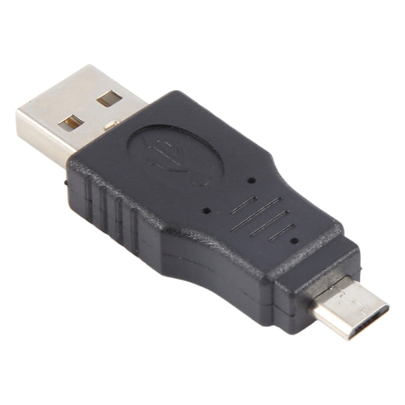 USB A Male to Micro USB 5 Pin Male Adapter(Black)