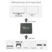 HDV-339 Full HD HDMI to DVI + Digital Coax / Analog Stereo Audio Converter Adapter(Black)