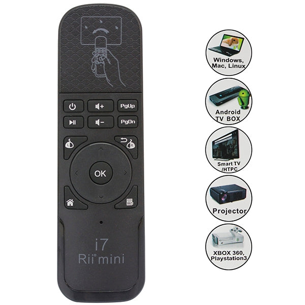 Rii i7 Mini Wireless Air Mouse Keyboard Remote for HTPC / Android TV Box / Xbox360 - MINI PC Accessories & Gadgets by PMC Jewellery | Online Shopping South Africa | PMC Jewellery | Buy Now Pay Later Mobicred