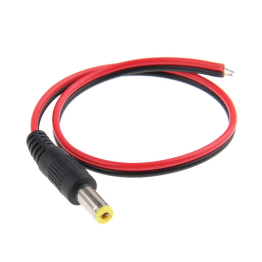 100 PCS 5.5 x 2.1mm DC Power Male Barrel Connector Adaptor for LED Light Controller, Length: 30cm - Connector & Plug by PMC Jewellery | Online Shopping South Africa | PMC Jewellery | Buy Now Pay Later Mobicred