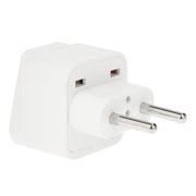 20PCS EU Plug Adapter Power Socket Travel Converter(White)