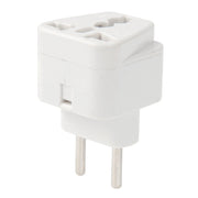 20PCS EU Plug Adapter Power Socket Travel Converter(White)