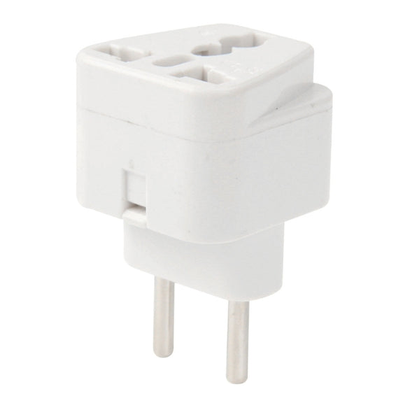 20PCS EU Plug Adapter Power Socket Travel Converter(White)