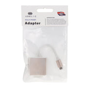 10cm USB-C / Type-C 3.1 to HDMI Adapter Cable, For Galaxy S8 & S8 + / LG G6 / Huawei P10 & P10 Plus / Xiaomi Mi6 & Max 2 and other Smartphones(Gold)