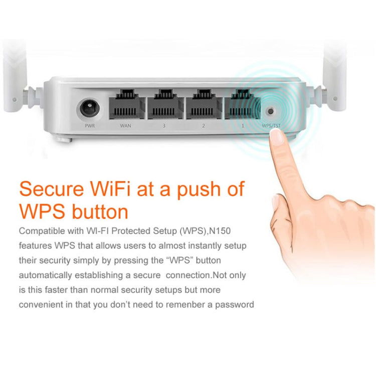 Tenda N301 Wireless N300 Easy Setup Router Speed Up to 300Mbps - free shipping - PMC Jewellery - Order now!