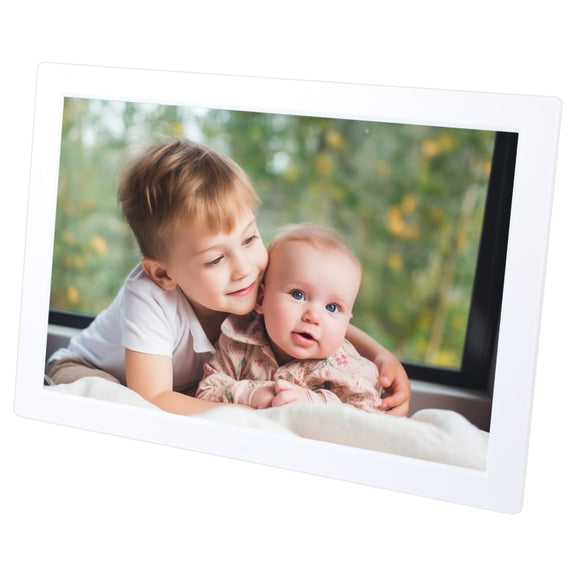 17 inch Multi-media Music & Movie Player Digital Photo Frame with Remote Control, Mstar V59 Program, Support USB / SD Card / HD Port, Built in Stereo Speaker(White)