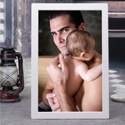 17 inch Multi-media Music & Movie Player Digital Photo Frame with Remote Control, Mstar V59 Program, Support USB / SD Card / HD Port, Built in Stereo Speaker(White)