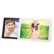 15 inch 1280 x 800 16:9 LED Widescreen Suspensibility Digital Photo Frame with Holder & Remote Control, Support SD / MicroSD / MMC / MS / XD / USB Flash Disk(White)