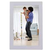 12.1 inch Digital Photo Frame with Holder & Remote Control, Allwinner F16 Program, Support SD /  MMC / USB Flash Disk(White)