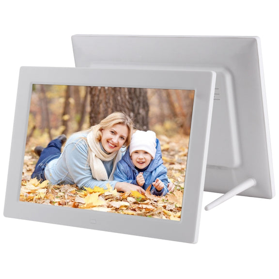 12.1 inch Digital Photo Frame with Holder & Remote Control, Allwinner F16 Program, Support SD /  MMC / USB Flash Disk(White)