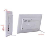 12.1 inch Digital Photo Frame with Holder & Remote Control, Allwinner F16 Program, Support SD /  MMC / USB Flash Disk(White)
