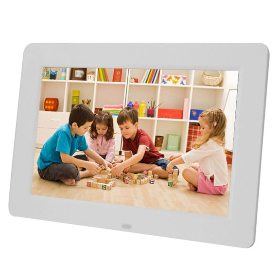 13 inch 1024 x 768 / 16：9 LED Widescreen Suspensibility Digital Photo Frame with Holder & Remote Control, Support SD / MicroSD / MMC / MS / XD / USB Flash Disk(White)