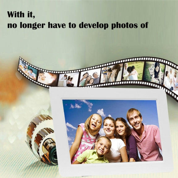 13 inch 1024 x 768 / 16：9 LED Widescreen Suspensibility Digital Photo Frame with Holder & Remote Control, Support SD / MicroSD / MMC / MS / XD / USB Flash Disk(White)