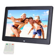 10.1 inch HD Wide Screen Digital Photo Frame with Holder & Remote Control, Allwinner E200, Alarm Clock / MP3 / MP4 / Movie Player(Black) - 11 inch Below by PMC TechLife | Online Shopping South Africa | PMC TechLife | Buy Now Pay Later Mobicred