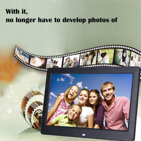 10.1 inch HD Wide Screen Digital Photo Frame with Holder & Remote Control, Allwinner E200, Alarm Clock / MP3 / MP4 / Movie Player(Black)