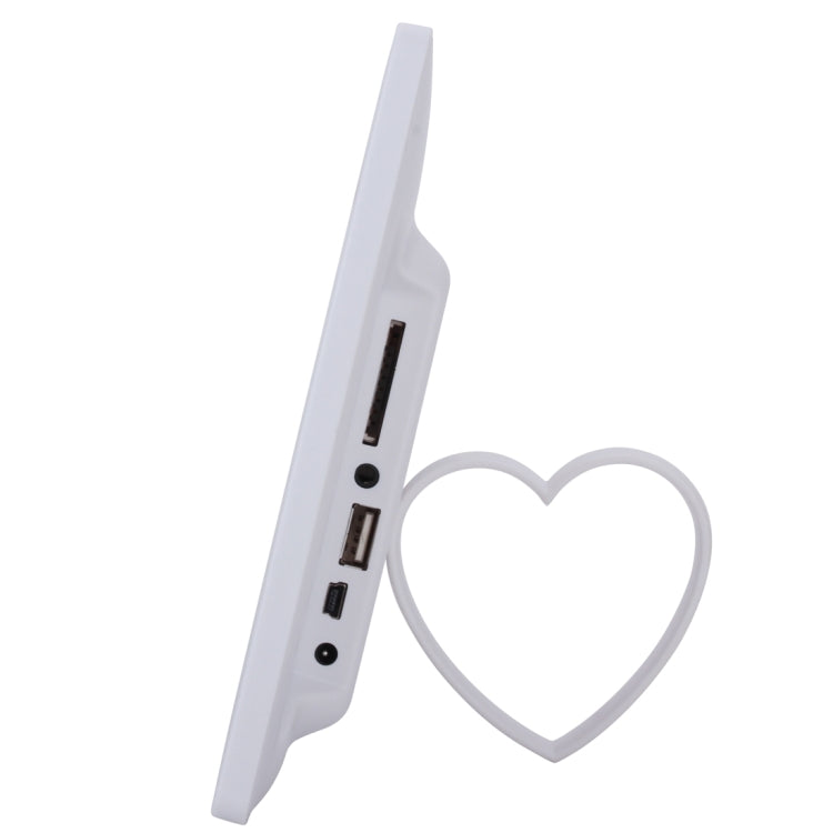 10.1 inch HD Wide Screen Digital Photo Frame with Holder & Remote Control, Allwinner E200, Alarm Clock / MP3 / MP4 / Movie Player(White) - free shipping - PMC Jewellery - Order now!