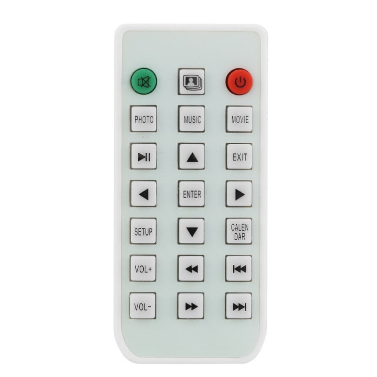 10.1 inch HD Wide Screen Digital Photo Frame with Holder & Remote Control, Allwinner E200, Alarm Clock / MP3 / MP4 / Movie Player(White) - free shipping - PMC Jewellery - Order now!