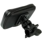 Bike Mount & Water-resistant / Sand-proof / Snow-proof / Dirt-proof Tough Touch Case for 5.5 inch Phone (Black)