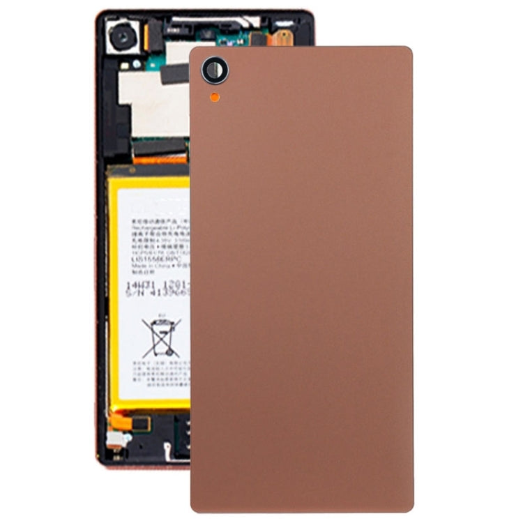 Original Glass Housing Back Cover for Sony Xperia Z3 / D6653(Gold) - Back Cover by PMC TechLife | Online Shopping South Africa | PMC TechLife | Buy Now Pay Later Mobicred