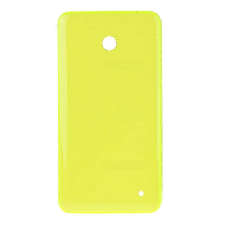 Housing Battery Back Cover + Side Button for Nokia Lumia 635(Yellow)