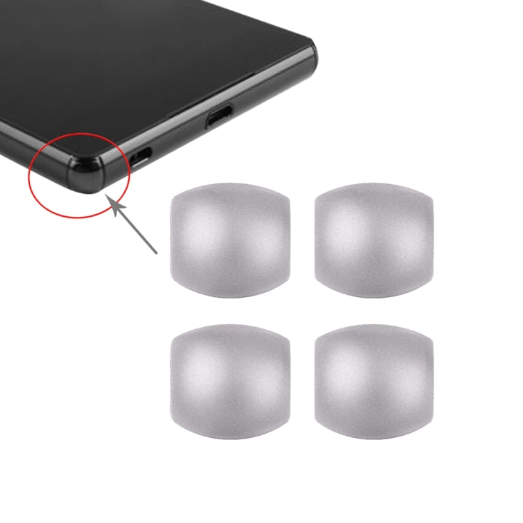 4 PCS Front Bezel Edge  for Sony Xperia Z3(Silver) - Others by PMc TechLife | Online Shopping South Africa | PMc TechLife | Buy Now Pay Later Mobicred
