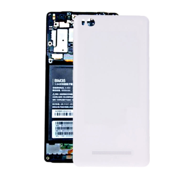 For Xiaomi Mi 4c Battery Back Cover(White) - Back Cover by PMc TechLife | Online Shopping South Africa | PMc TechLife | Buy Now Pay Later Mobicred